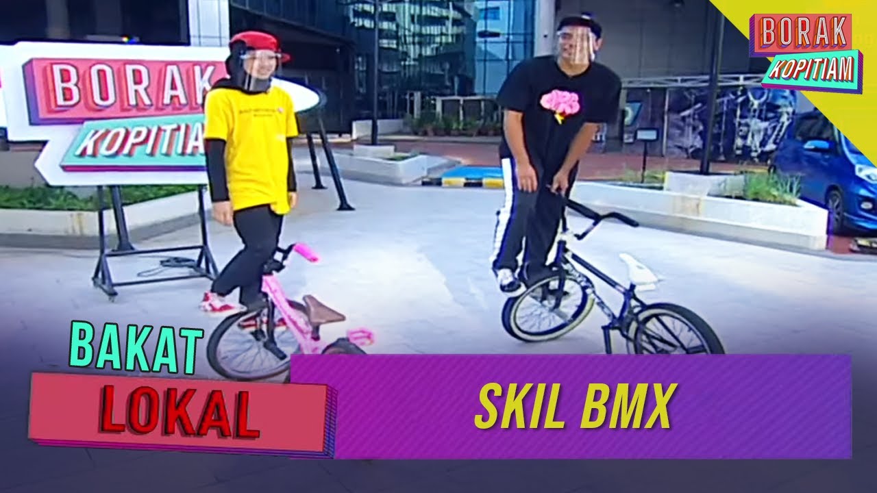 Bakat Lokal: Skil BMX (Mohd Nor Aszeril, Nur Airen Sofea) | Borak Kopitiam (18 April 2021)