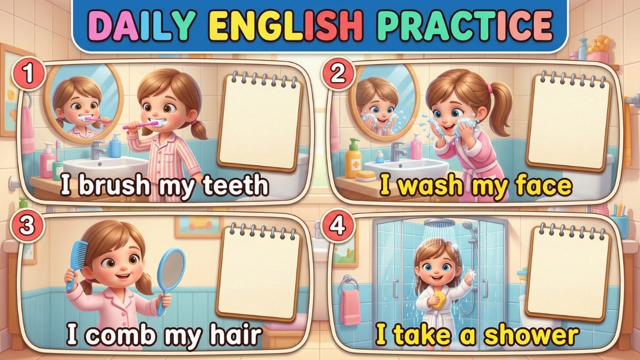 Learn English with Actions | Daily Use Sentences for Beginners