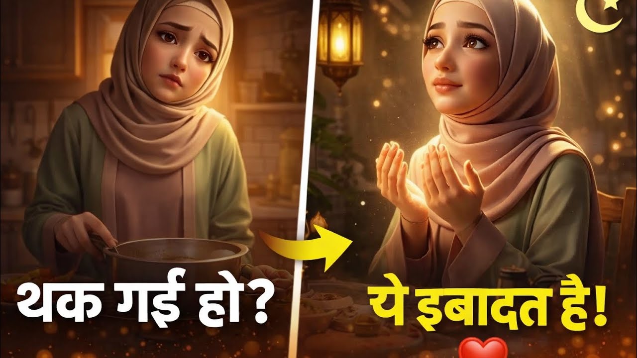 Ramzan Mein Thak Gayi? 😔 Yeh Bhi Ibadat Hai ❤️ | Every Muslim Woman Must Know This Secret 🌙