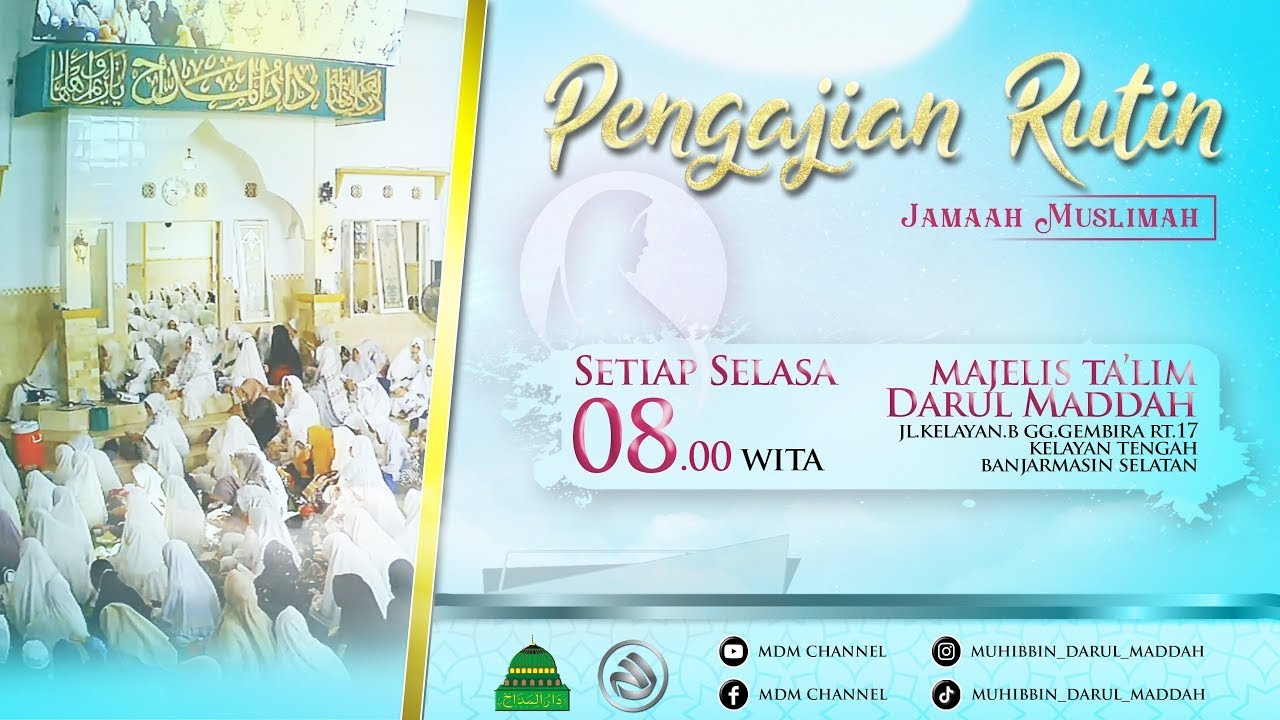 LIVE Pengajian Guru Busu H. M. Qomaruddin | Majelis Ta'lim Darul Maddah Selasa 24/02/2026