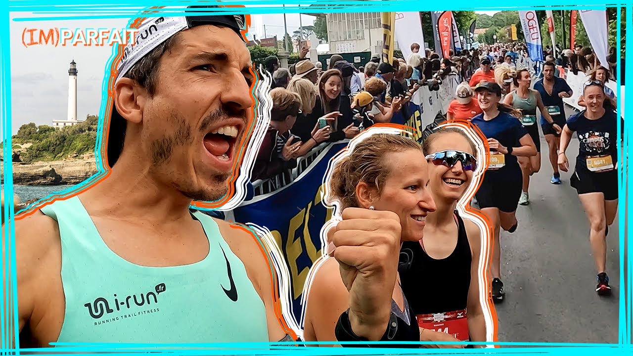 10km de Biarritz en pacer de la team @Campus Coach  (records battus avec 150m D+ 🔥)