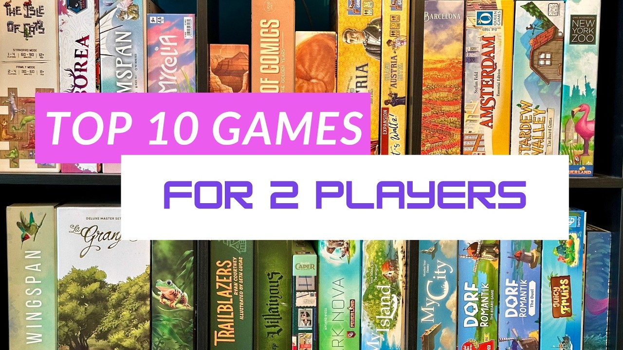 Топ-10 настольных игр для двух игроков