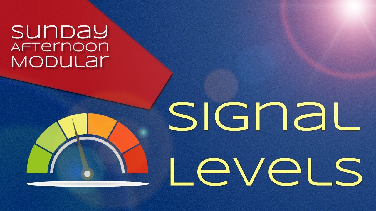 SIGNAL LEVELS - Or why In- and Output Modules are of great value