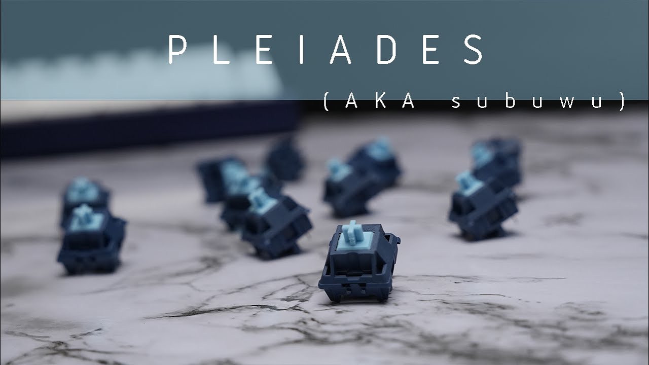 The switch that Cherry SHOULD be making, no frankenswitching needed | Zenclack Pleiades (subUWU)