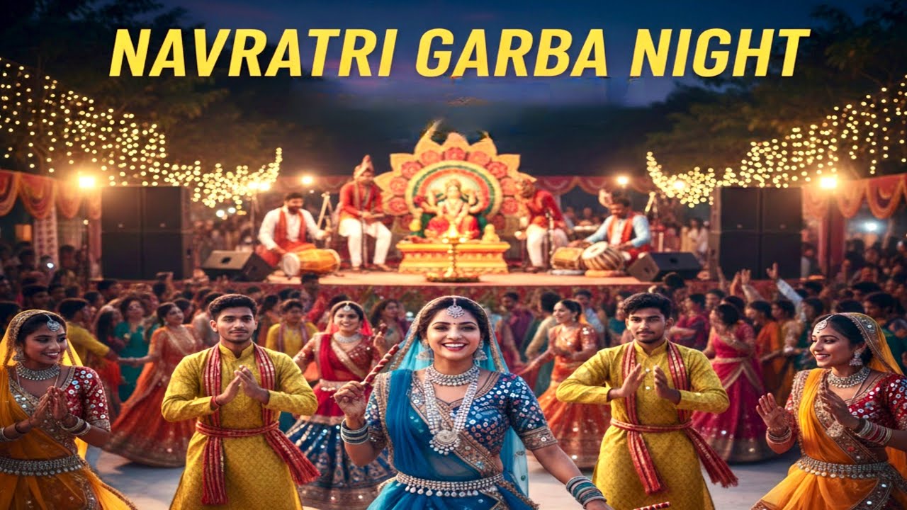 Navratri 2025 Garba | Garba Night | Dandiya Dance | Mumbai | Jai Maa Durga | Navratri vlog 
