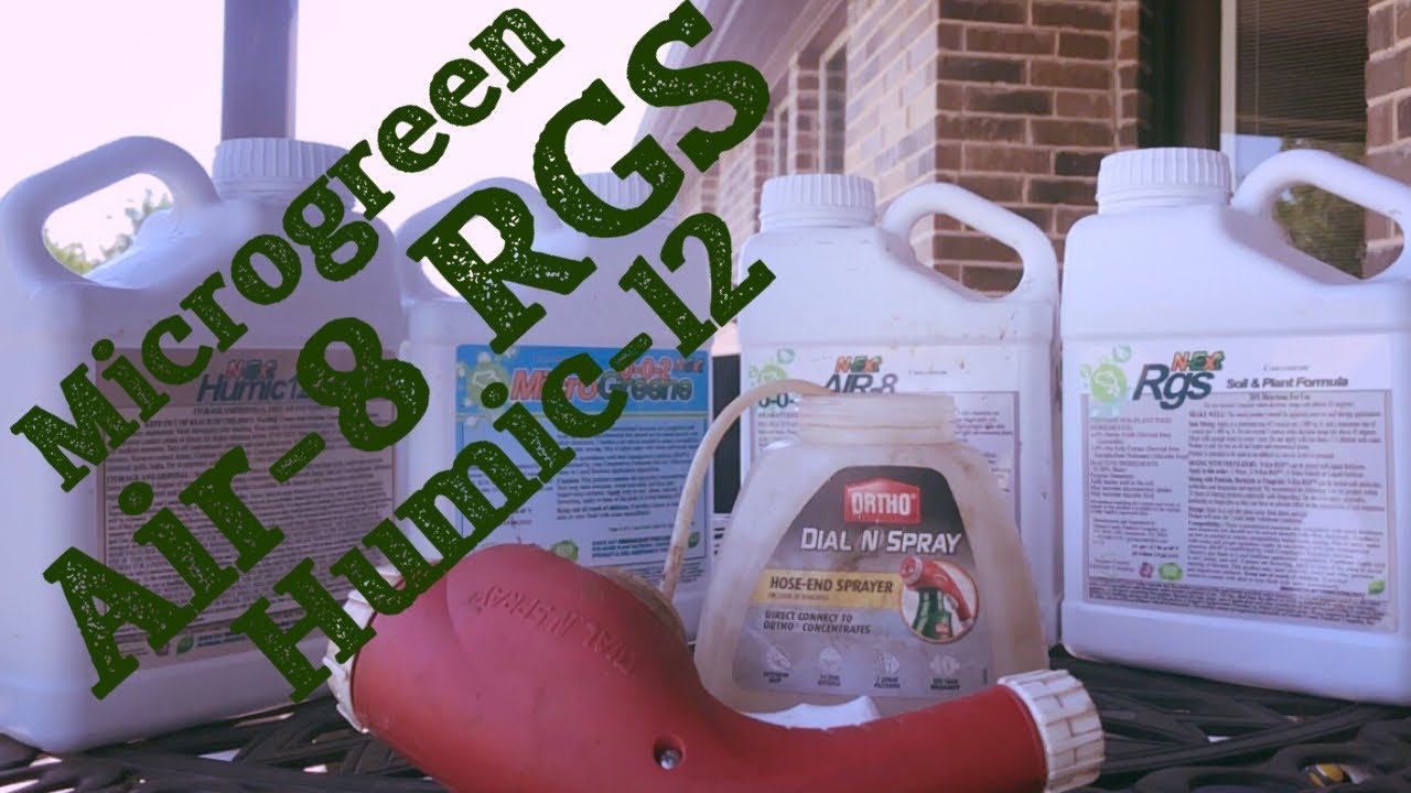 N-Ext Bio Stimulant Pack: Microgreen, Air-8, Humic-12, and RGS for Backyard
