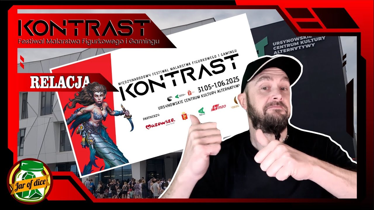 Relacja z KONTRAST 2025 - Festiwal Malarstwa Figurkowego i Gamingu