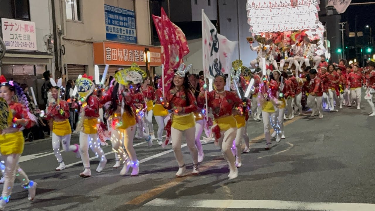令和７年　10/18  新堂地車　富田林駅前　でんでん