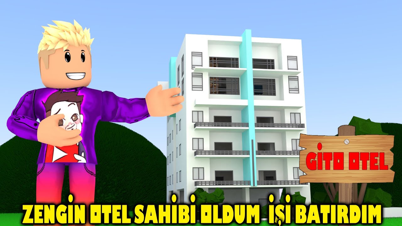 Zengin Otel Sahibi Oldum İşi Batırdım | Roblox Brookhaven Komik Hikaye