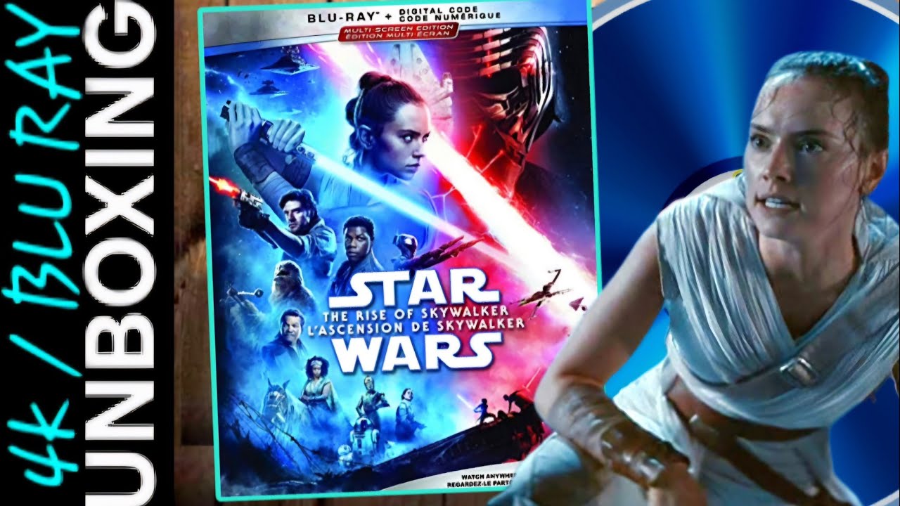 Star Wars the Rise of Skywalker Blu Ray Unboxing.