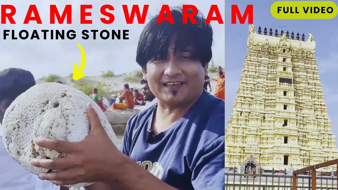 Rameshwaram Jyotirlinga | Ram Setu  | Dhanushkodi | Floating stone | Tourist Places in #rameshwaram