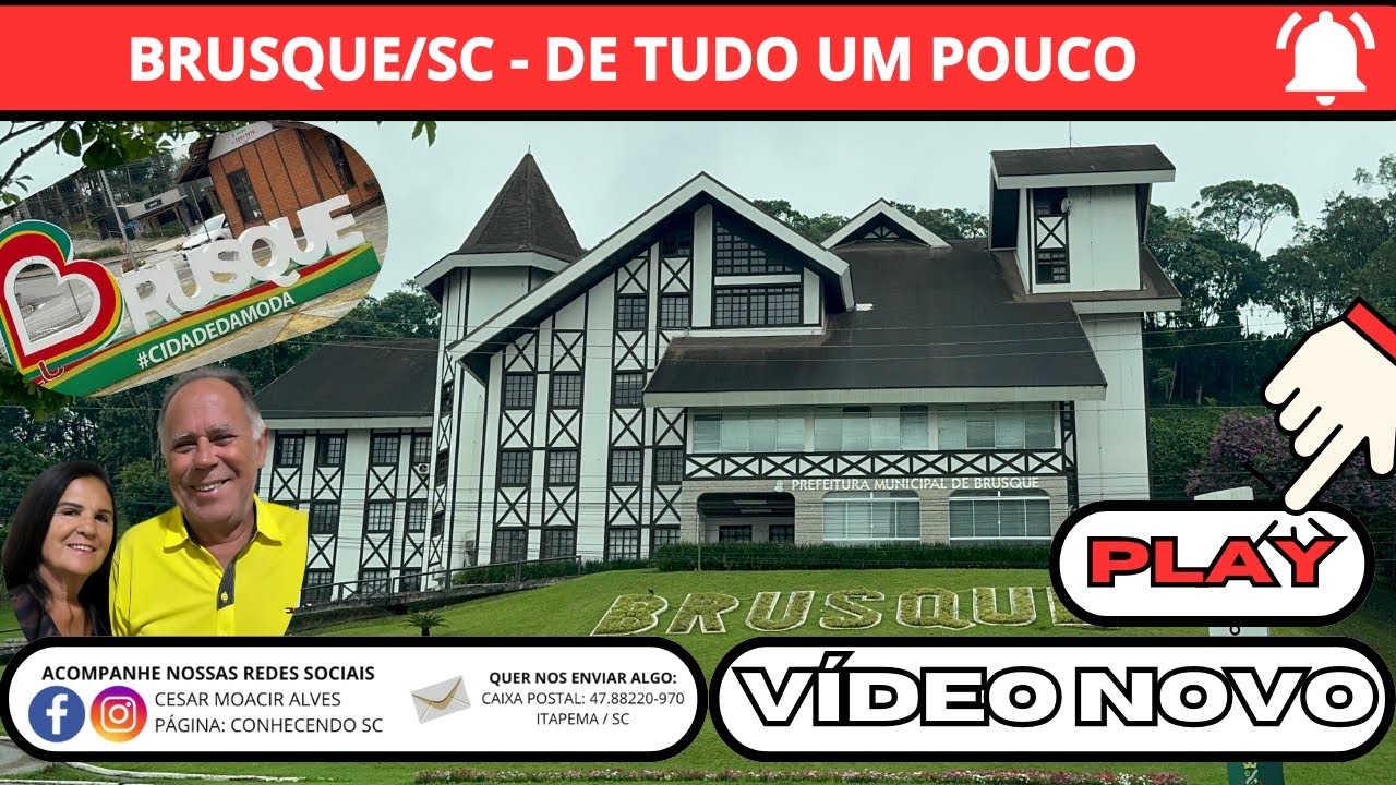 Brusque/SC - Localizada no Vale Europeu de SC