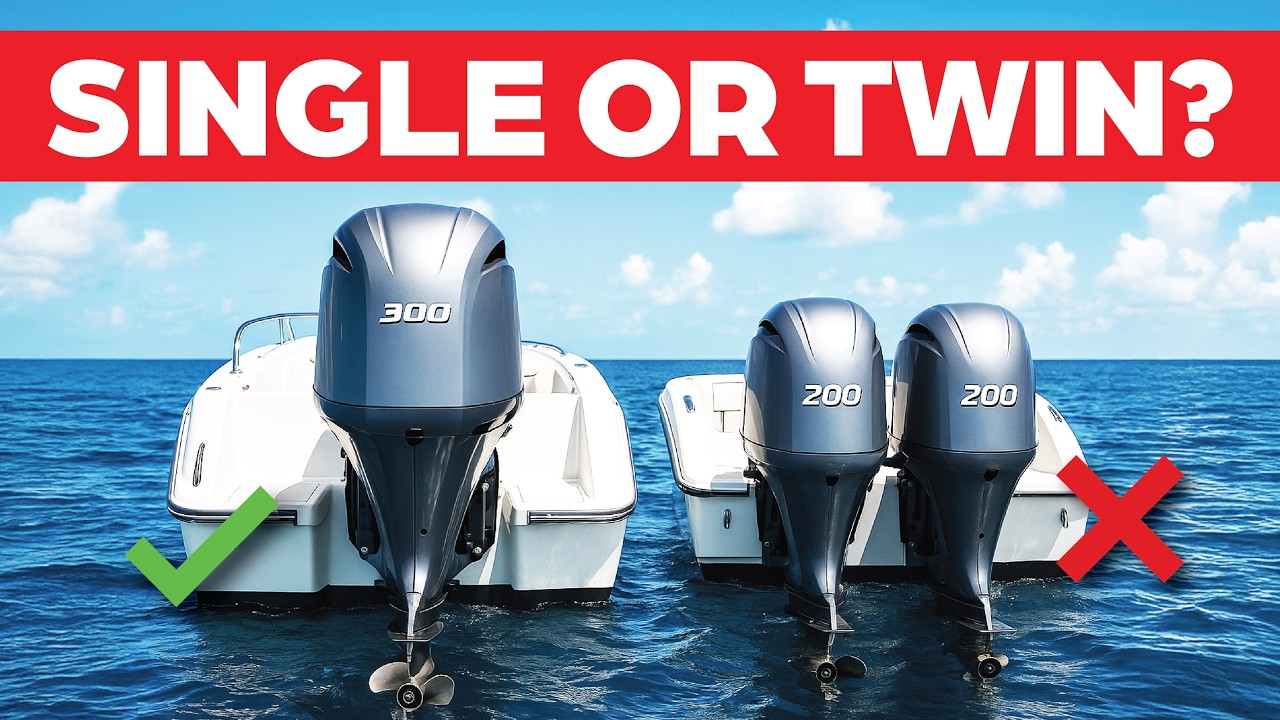 Boat Buyers Get This Wrong: Single vs Twin Outboards Explained