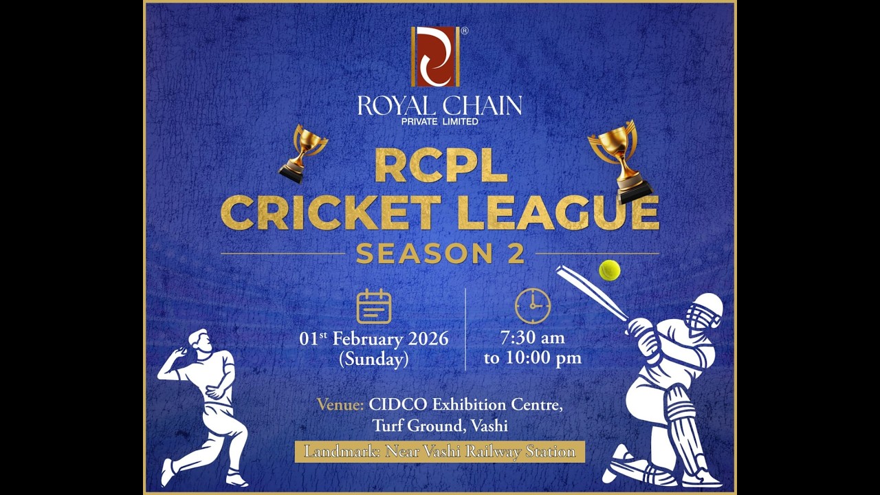 RCPL CRICKET LEAGUE 2026 SESAON 2 TURF 2 ( DAY )