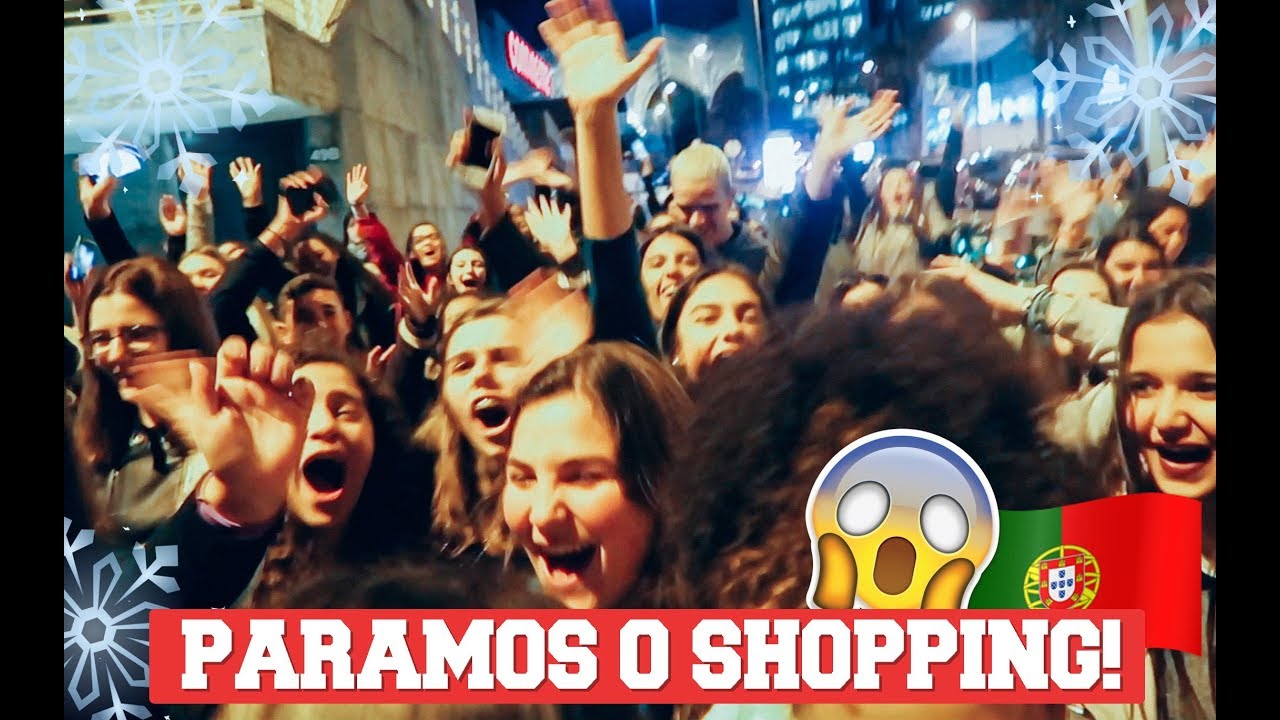 O DIA QUE PARAMOS UM SHOPPING EM PORTUGAL 😱 #CongelandoMomentos | Lorrayne Mavromatis