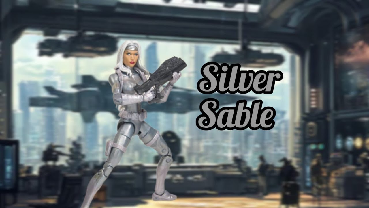 Marvel Legends Silver Sable...en la casa de los mounstros