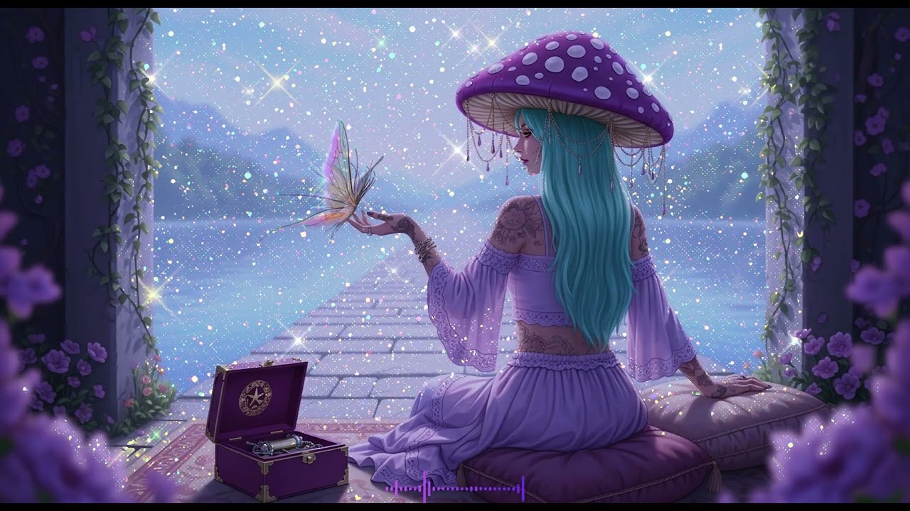 🪷 𝓵𝓸𝓯𝓲 𝓫𝓸𝓱𝓸 𝓰𝓸𝓭𝓭𝓮𝓼𝓼 🪷 |✧ Anime Lo-Fi Animation ✧ Pastel Lavender Aesthetic ✨