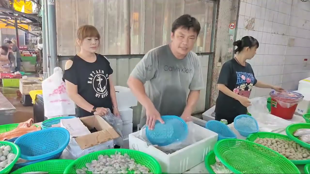 中彰海王子嘉義共和路東市場海鮮叫賣