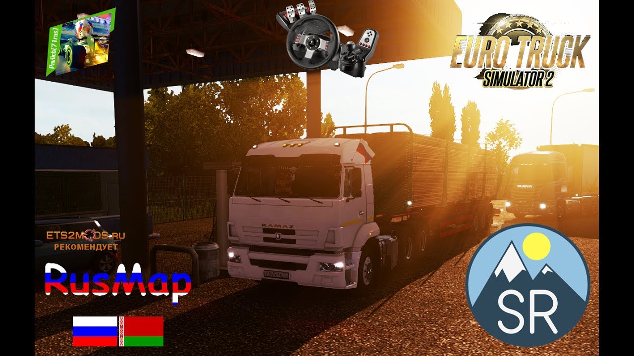 Euro Truck Simulator 2 - RusMap1.7.2 и SR6.5 - 49 - Везем обрезную доску