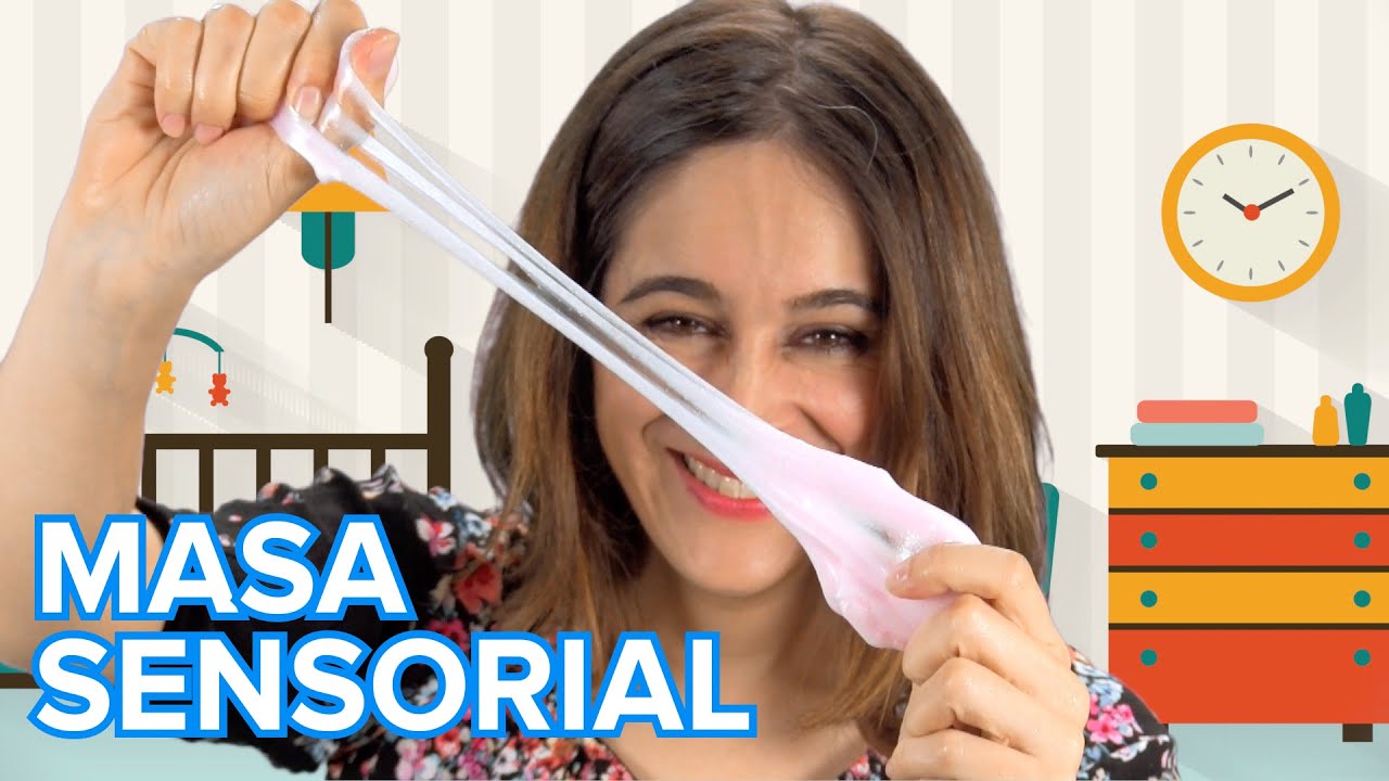 Cómo hacer masa sensorial o flubber con los niños