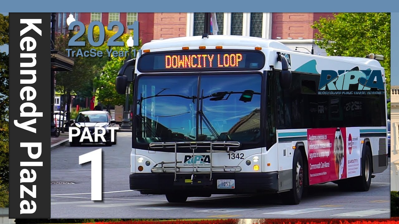 Providence, RI: RIPTA Buses at Kennedy Plaza Part One - RIPTA TrAcSe 2021