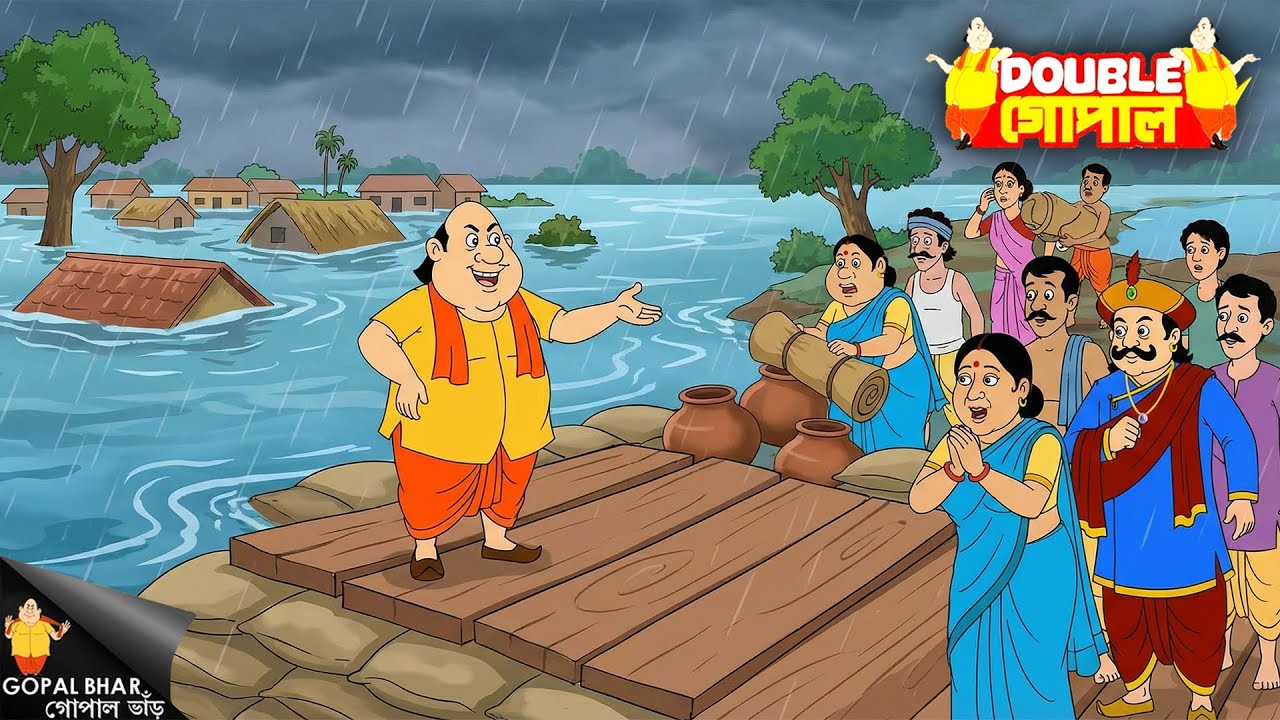 গোপাল দাদার চালাকিতে মহাবন্যা থেকে সবার প্রাণ বাঁচল।| Gopal Bhar | গোপাল ভর | New Episode