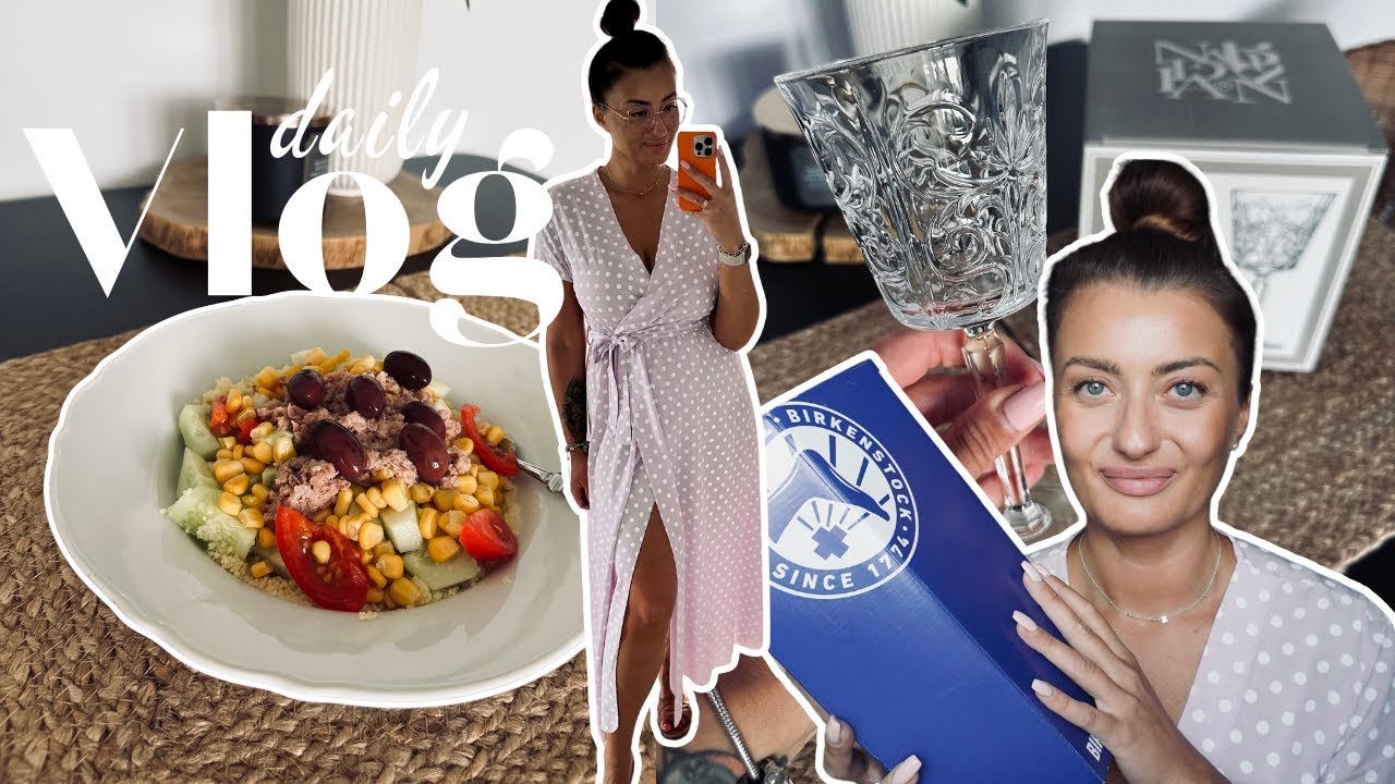 DAILY VLOG 🛍️ ZAKUPY / NOWE BUTY / KRYSZTAŁOWE KIELISZKI🥗LETNIA SAŁATKA I SUPER PEELING |RozgadanaTv