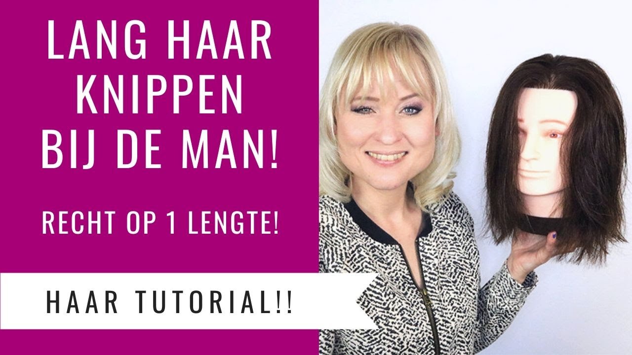 LANG HAAR KNIPPEN BIJ DE MAN, RECHT OP 1 LENGTE | Dazzling Beauty