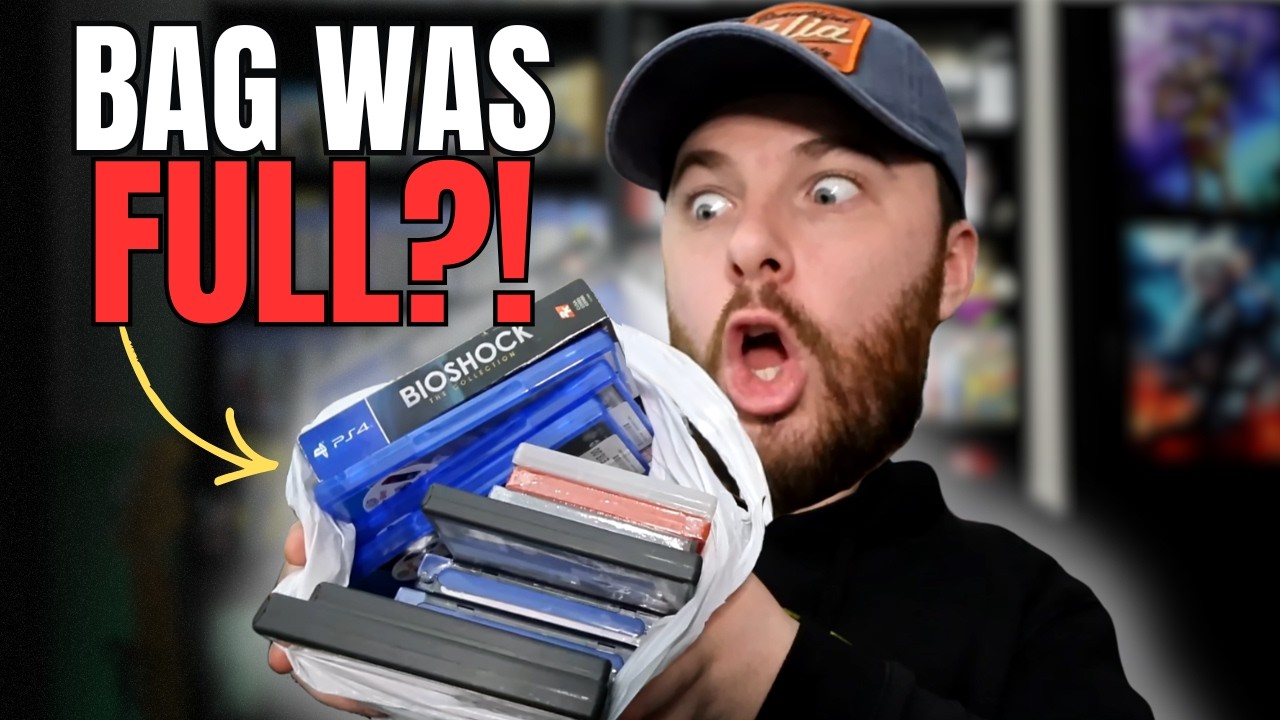 Что в сумке? У меня гораздо больше игр, чем я ожидал…