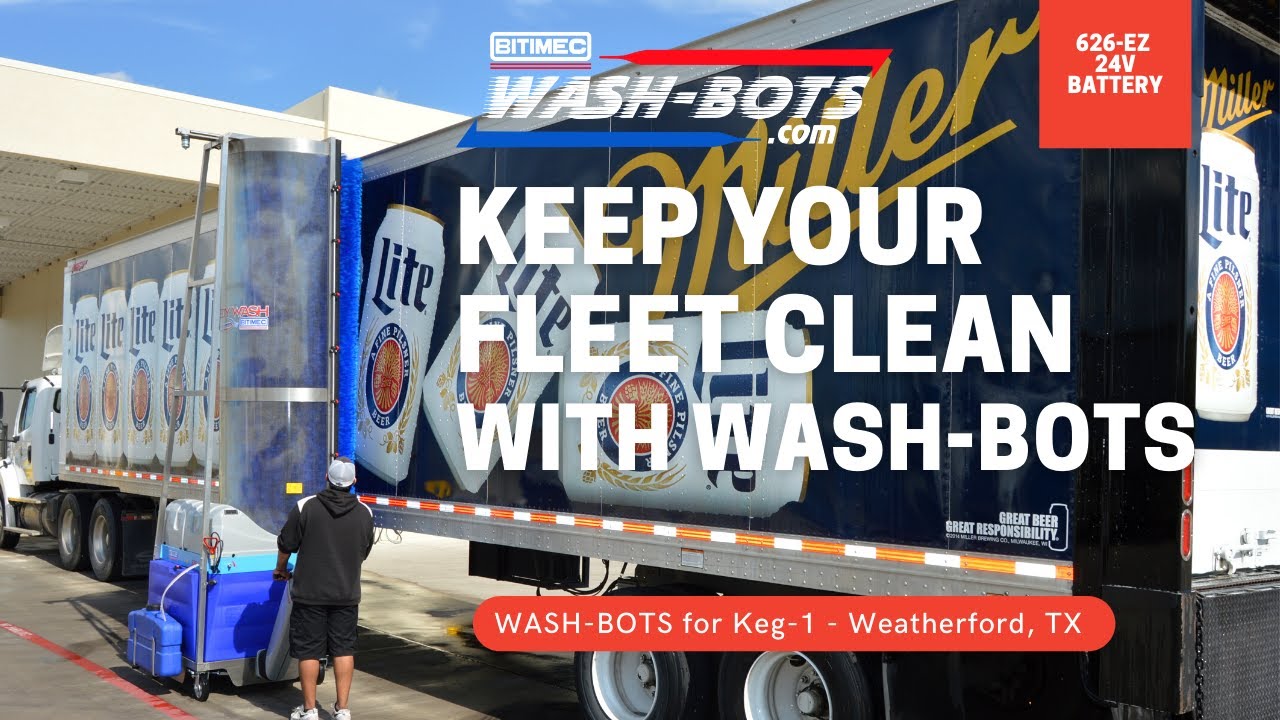 Portable beverage trailer wash machine, Bitimec Wash-Bot 626-EZ