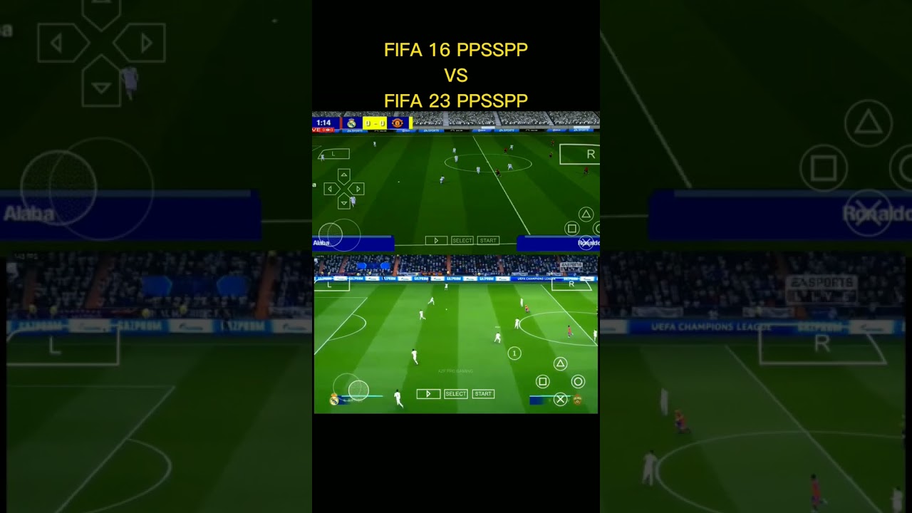 WoW FIFA 23 PPSSPP MOD VS FIFA 16 PPSSPP  Android🔥#shorts