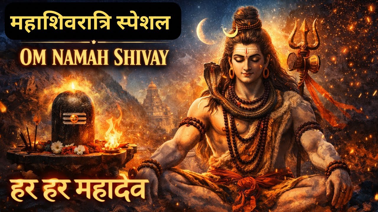 महाशिवरात्रि स्पेशल 🔱 Om Namah Shivay | Divine Shiva Meditation Video 🕉️