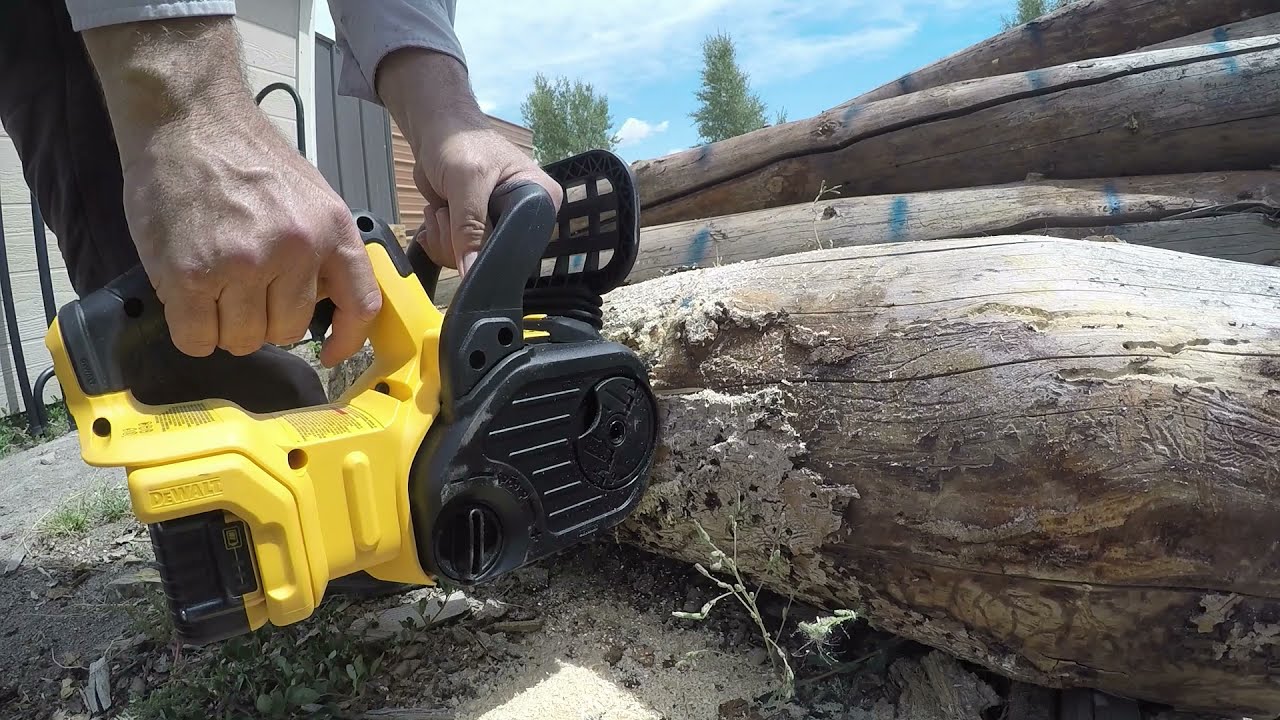 ТОЛКАЮ бензопилу DeWalt 20v 12 дюймов!