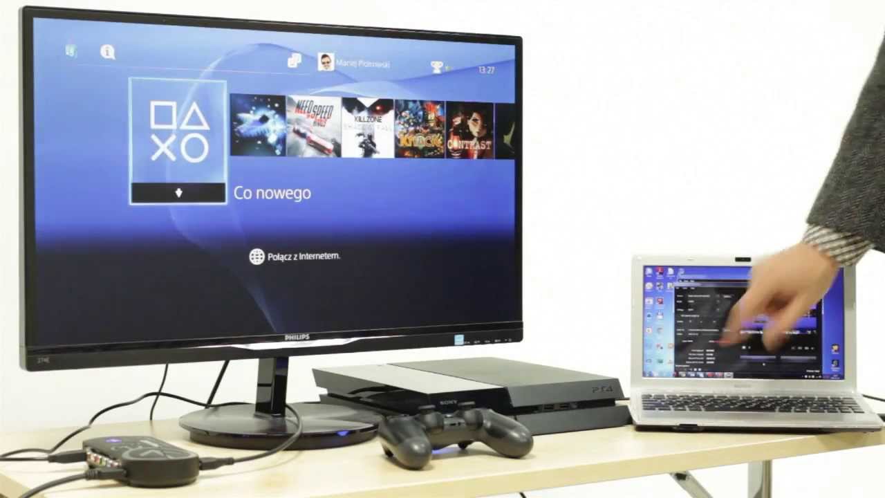 Nagrywanie filmów na Playstation 4 -- jak obejść HDCP
