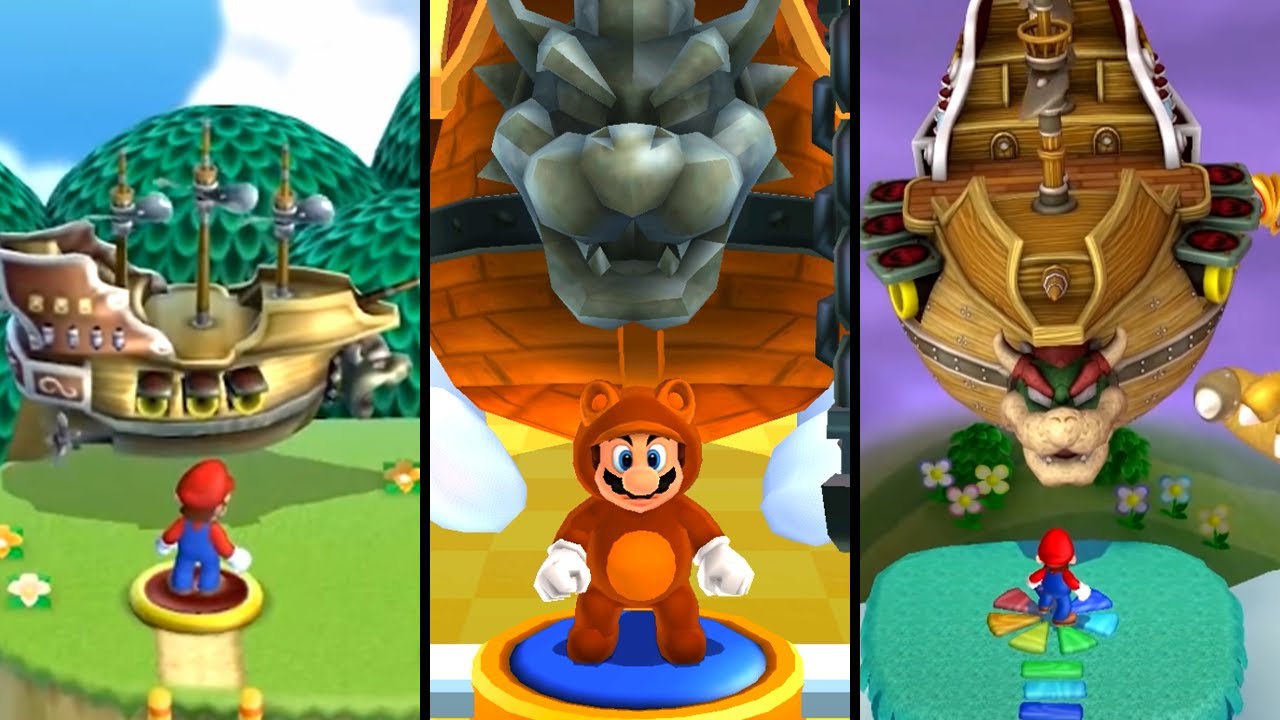 Evolution of Airship Levels in Super Mario (1988-2022)