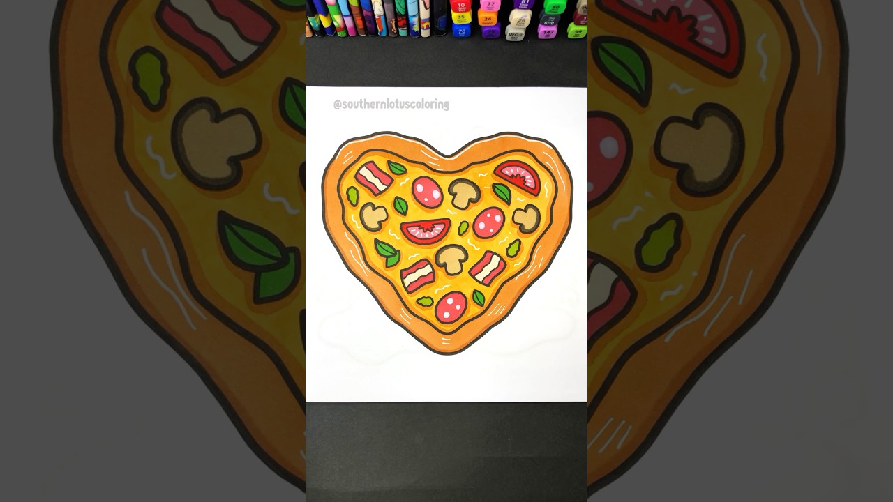 Heart-shaped pizza 🍕#shorts #explore #trending #relaxing #mindfulness