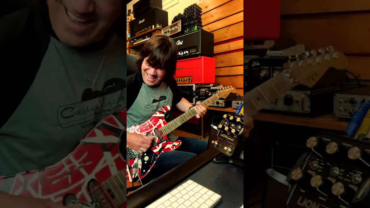 The @UniversalAudio  Lion- INSTANT BROWN SOUND! #guitar #vanhalen #guitarsolo