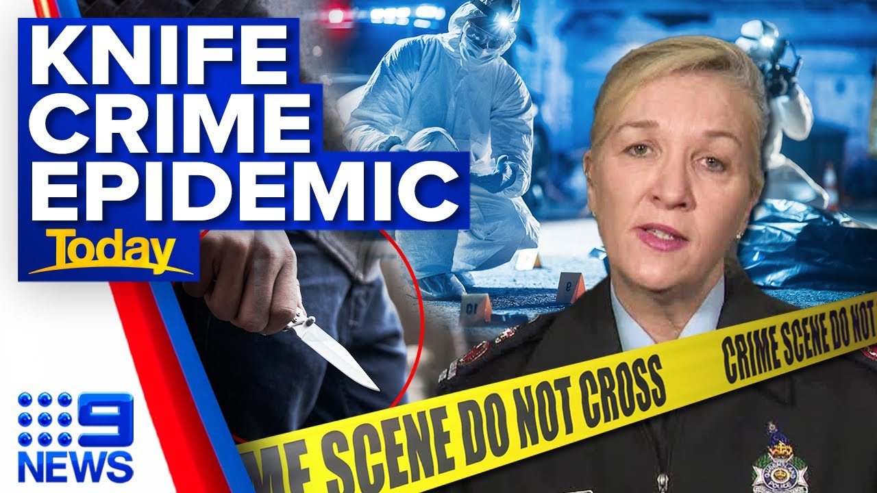 Queensland youth knife crime soars by 21 per cent in the last 12 months | 9 News Australia