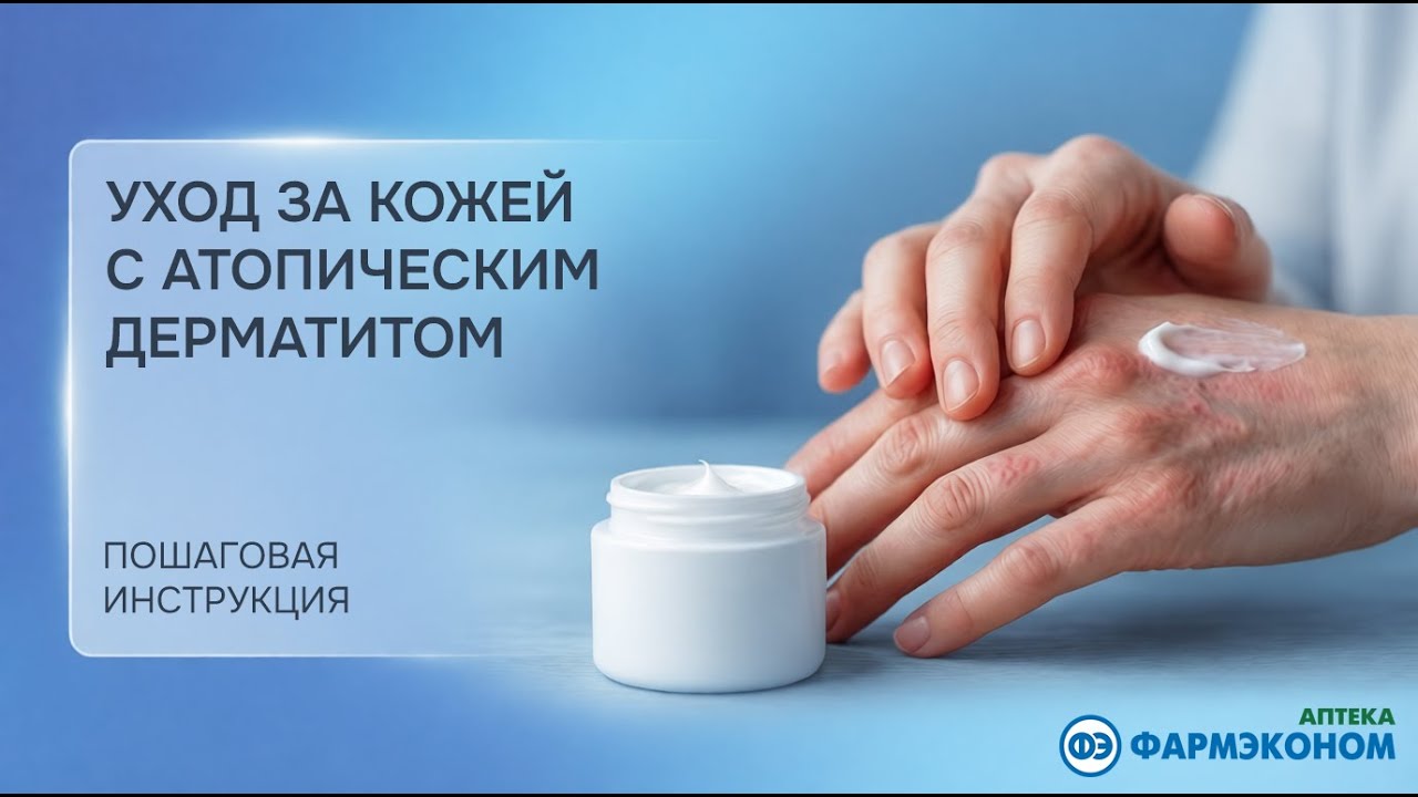 Уход за кожей с атопическим дерматитом: пошаговая инструкция