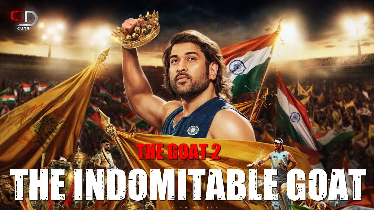 The GOAT 2 - The INDOMITABLE GOAT 🐐❤️🛐🔥 | Happy Birthday MSDhoni | SDcuts | Devara | Fear Song | NTR