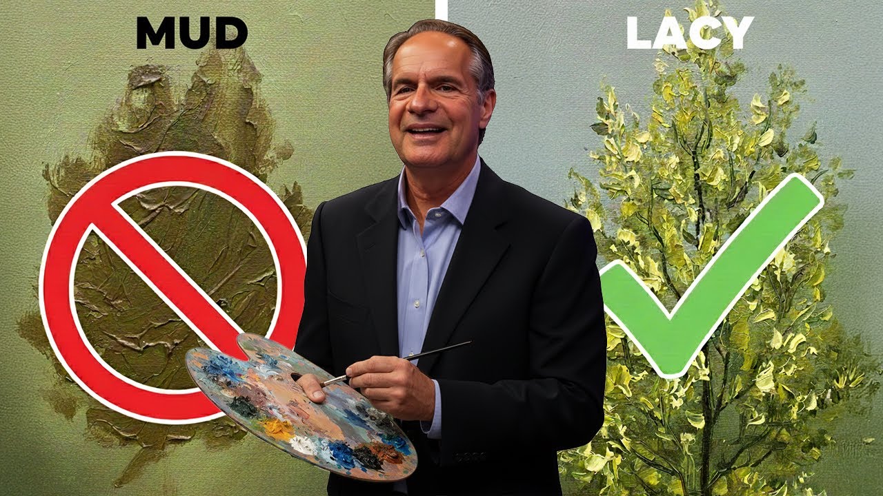 How to Paint Lacey Bushes: What Bob Ross Taught Me in the 80s