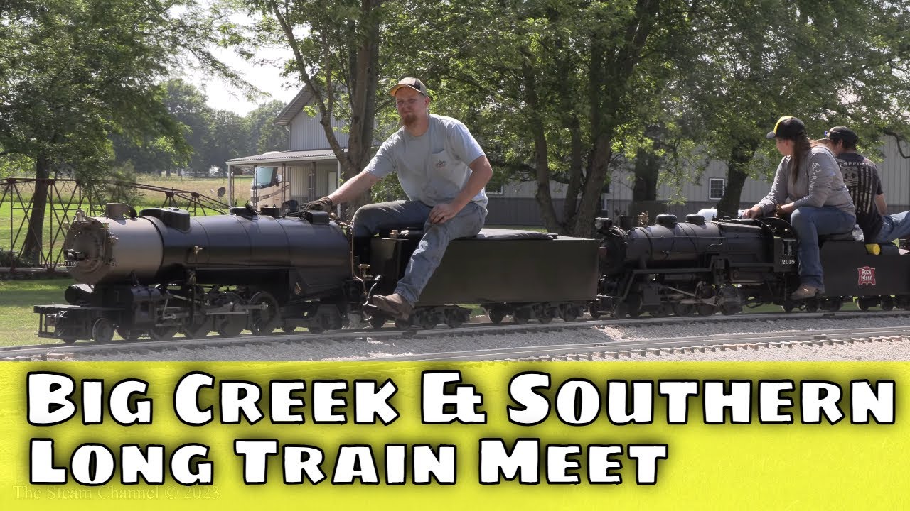 Big Creek & Southern Railroad | Double-Headed Steam at the Long Train Meet