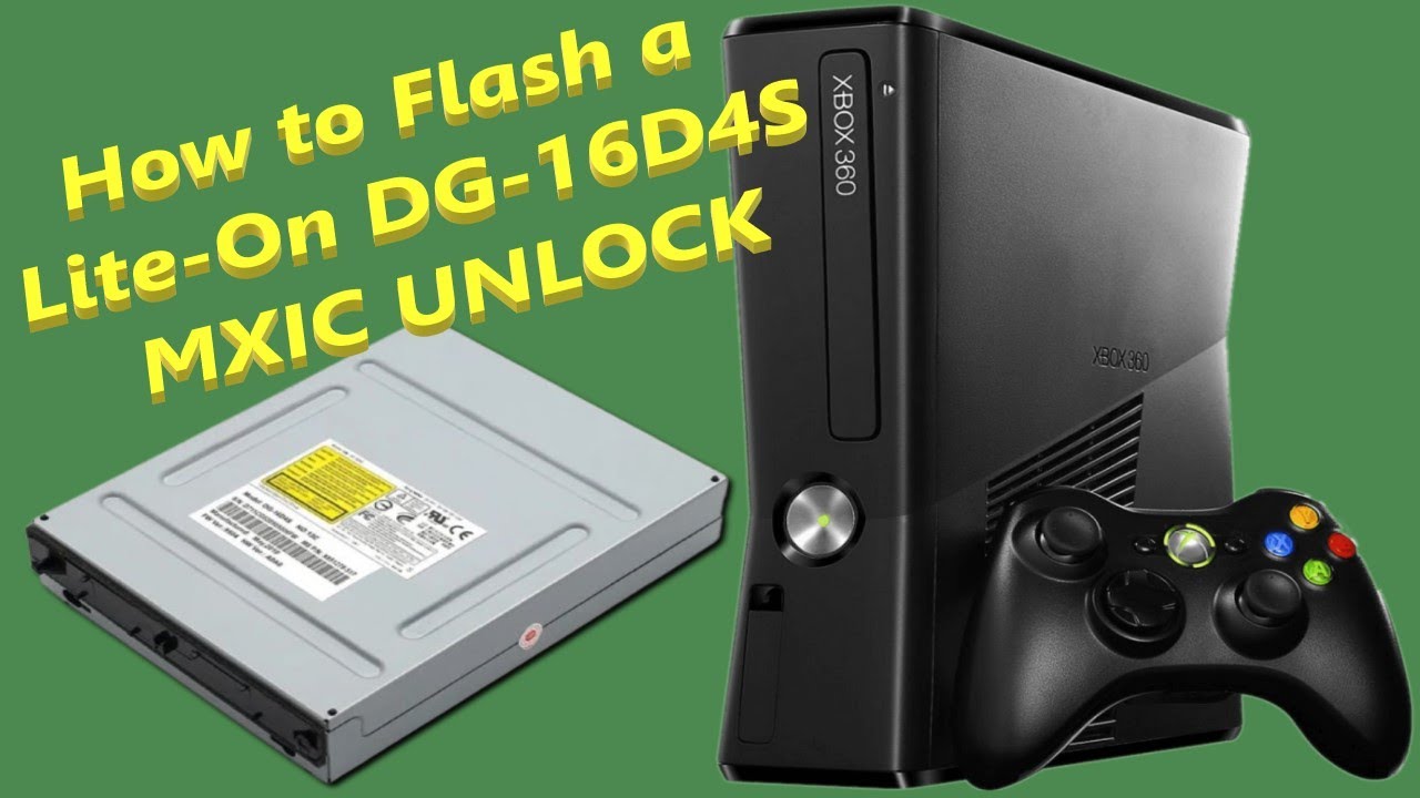 How to Flash an Xbox 360 Slim DG 16D4S MXIC Drive using a TX Switch or Probe
