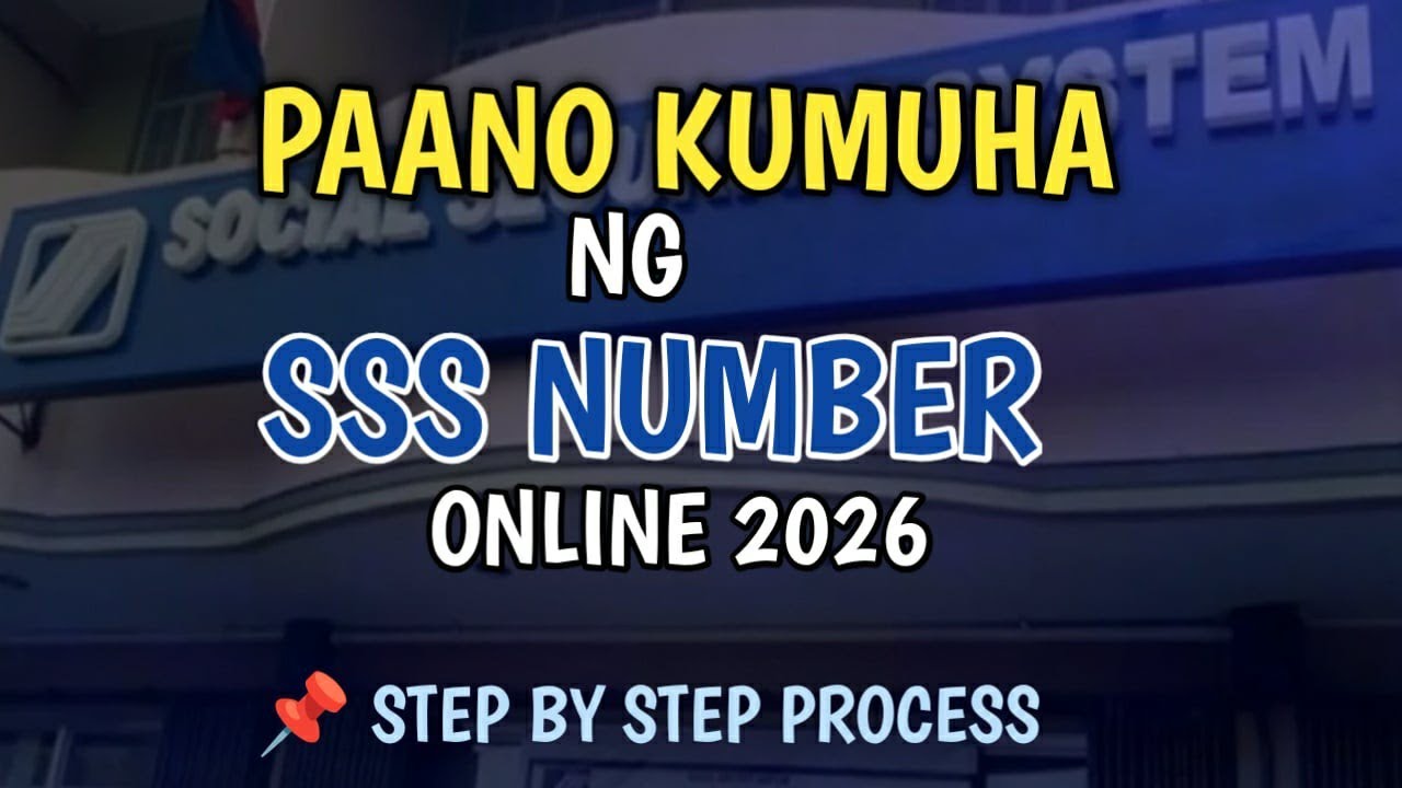 Paano kumuha ng SSS number online 2026 step by step process | Davz Tutorial