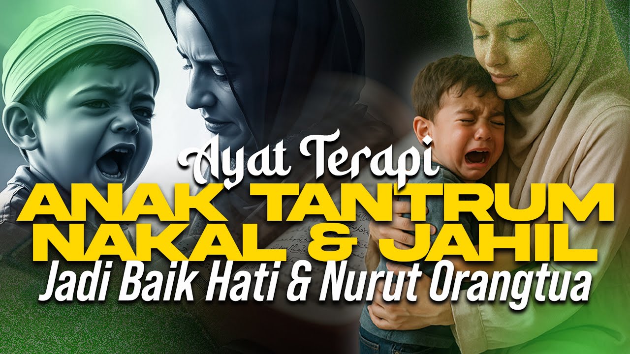 RUQYAH ANAK NAKAL & TANTRUM! LANGSUNG TENANG, JADI LEMBUT DAN PATUH KEPADA ORANGTUA!