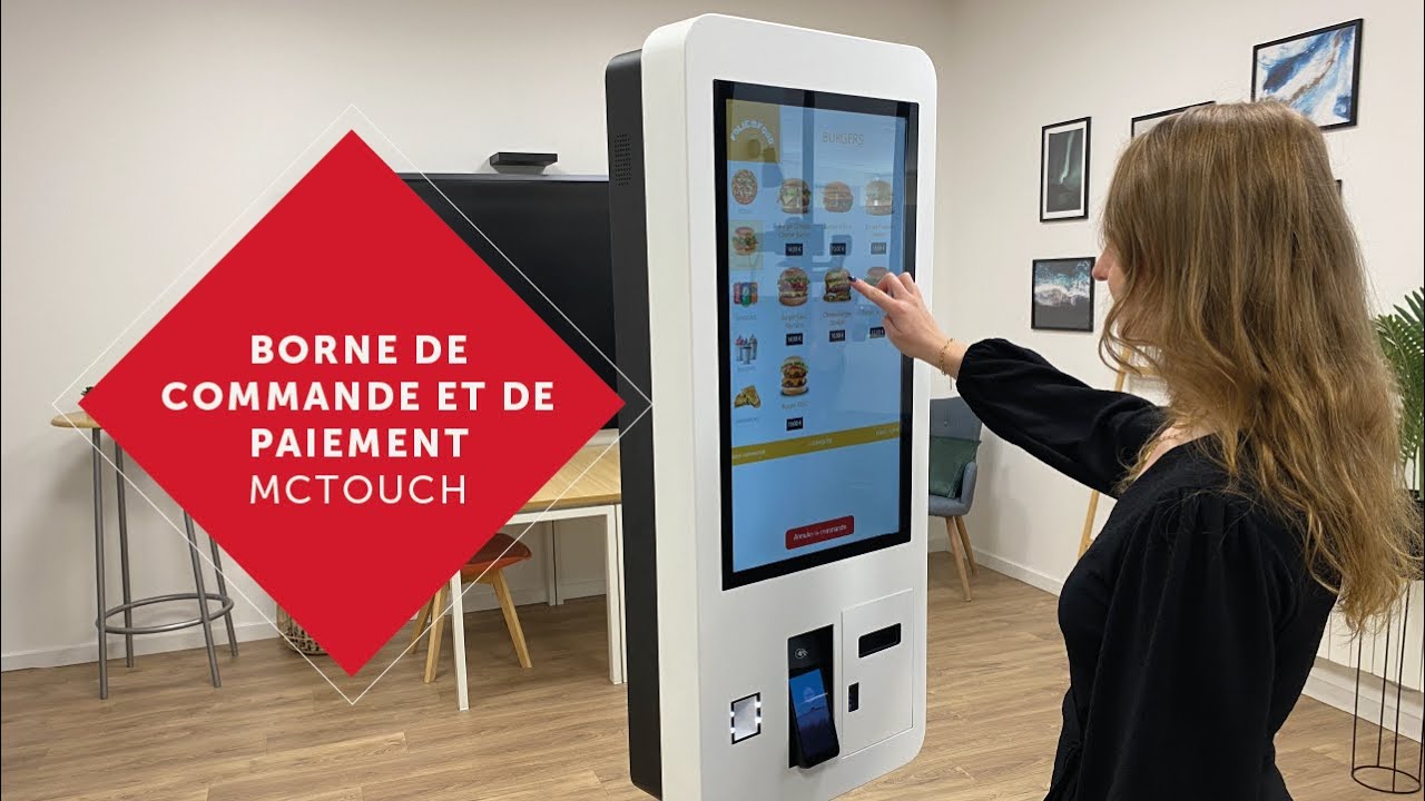 Borne de paiement MCTOUCH⎪Passer commande en toute autonomie