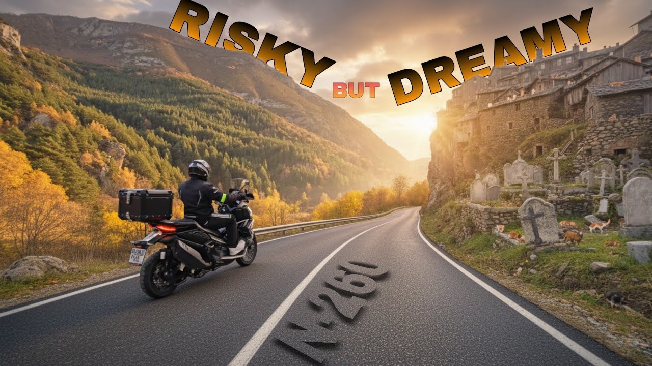 🇪🇸Spain Ep.11 P(2) 🛣️N260 Mountain Road 🛖Sunsan Villages 🪦Graveyard & Border Lake🌊 Sea to Ocean 🌏