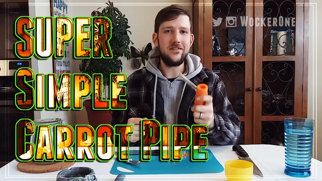 Super Simple OG Chillum Carrot Pipe