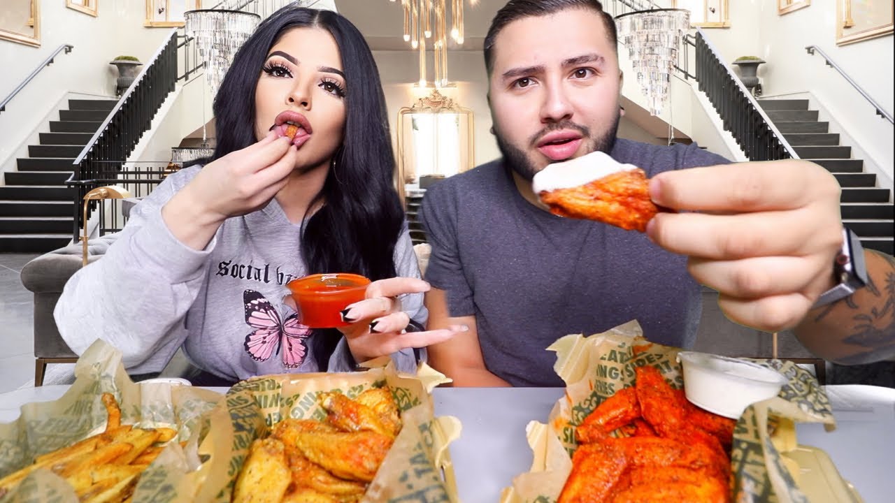 NEW! WINGSTOP FLAVOR MUKBANG | EATING SHOW