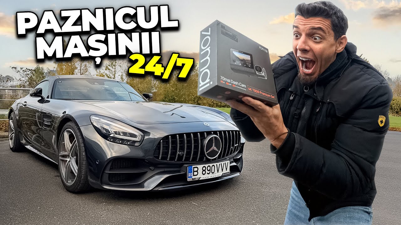 Am Găsit Cea Mai Bună Camera De Bord Și Am Montat-o in AMG GT-C (70MAI T800)